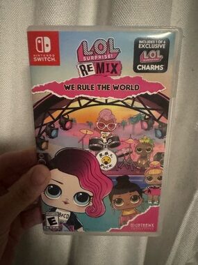 Nintendo Switch - LOL Surprise Remix Colorful Pink & Teal Cover